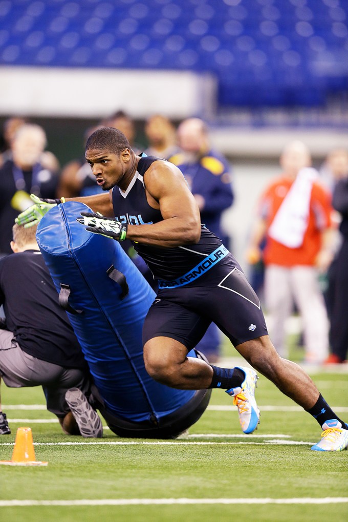 NFL Combine Football, Indianapolis, USA