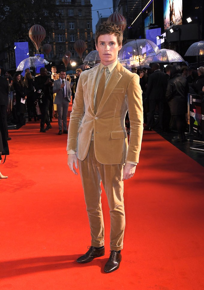 Eddie Redmayne At ‘The Aeronauts’ London premiere