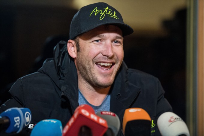 Bode Miller at the FIS Alpine Skiing World Cup in Kitzbuehel, Austria