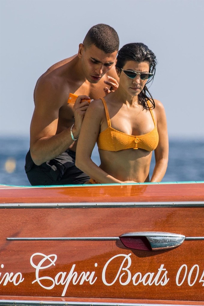 Kourtney Kardashian & Younes Bendjima Under The Sun