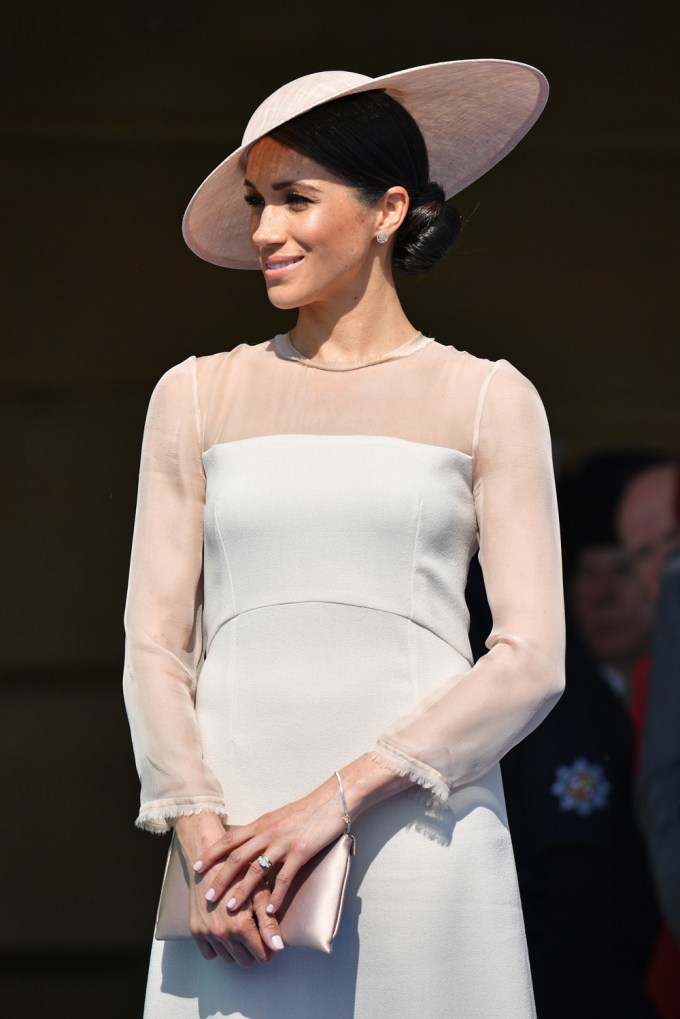 Meghan Markle In White Dress