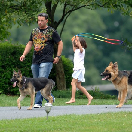 Jon Gosselin is busy in the yard today organizing the lawn crew and chatting on his cell phone in the yard. When Jon returned home today the Nanny was seen leaving the property. The kids played outside today and helped the landscaper in the yard. Jon was constantly on the phone and walking around the property today hardly having any time to play with the children.

Pictured: Jon Gosselin and kids,Jon Gosselin
kids
Nanny
Family friend
Gosselin kids
landscaper
Landscaper
Ref: SPL107919 190609 NON-EXCLUSIVE
Picture by: SplashNews.com

Splash News and Pictures
USA: +1 310-525-5808
London: +44 (0)20 8126 1009
Berlin: +49 175 3764 166
photodesk@splashnews.com

World Rights