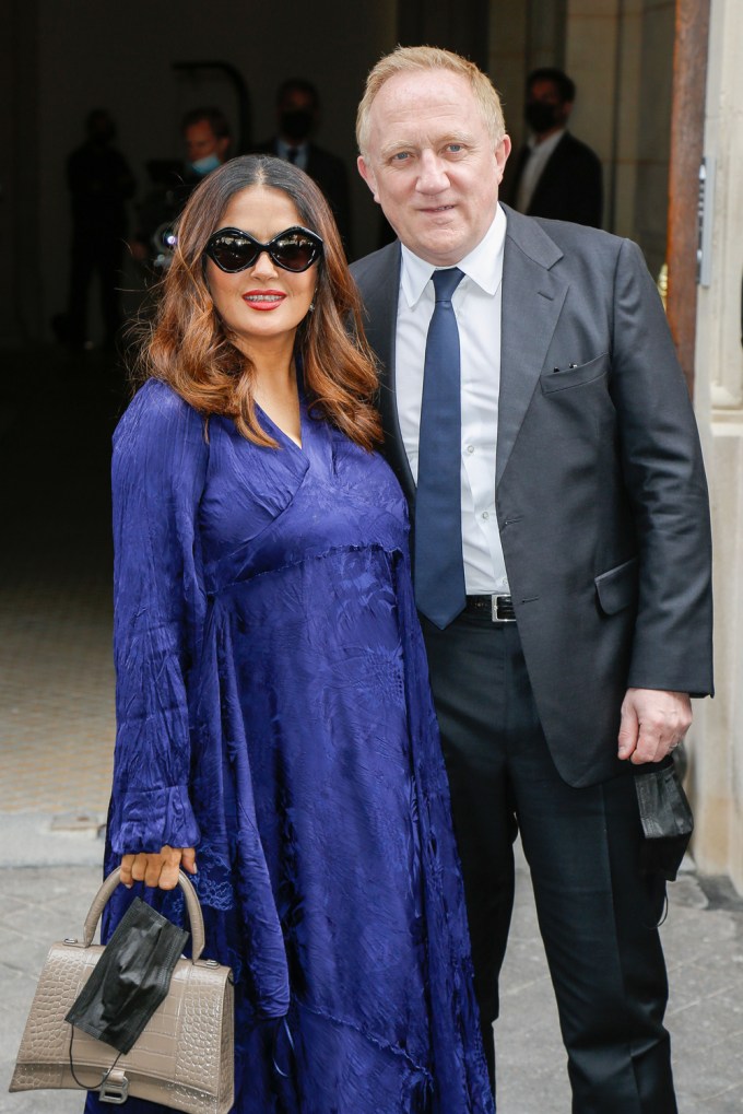 Salma Hayek and Francois-Henri Pinault look stylish