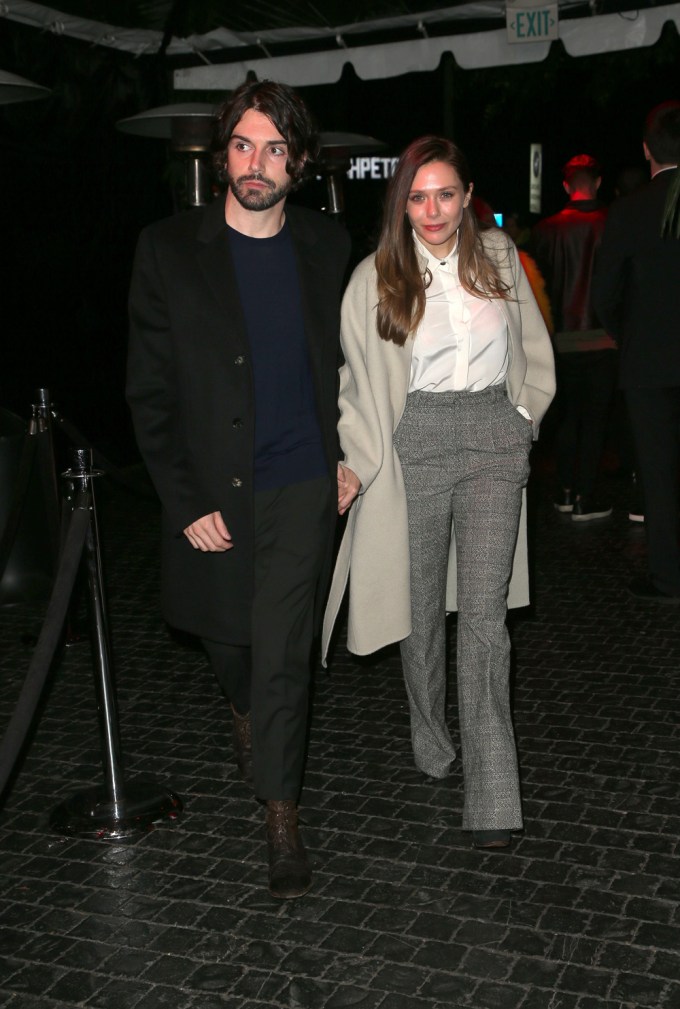 Elizabeth Olsen & Robbie Arnett in 2018