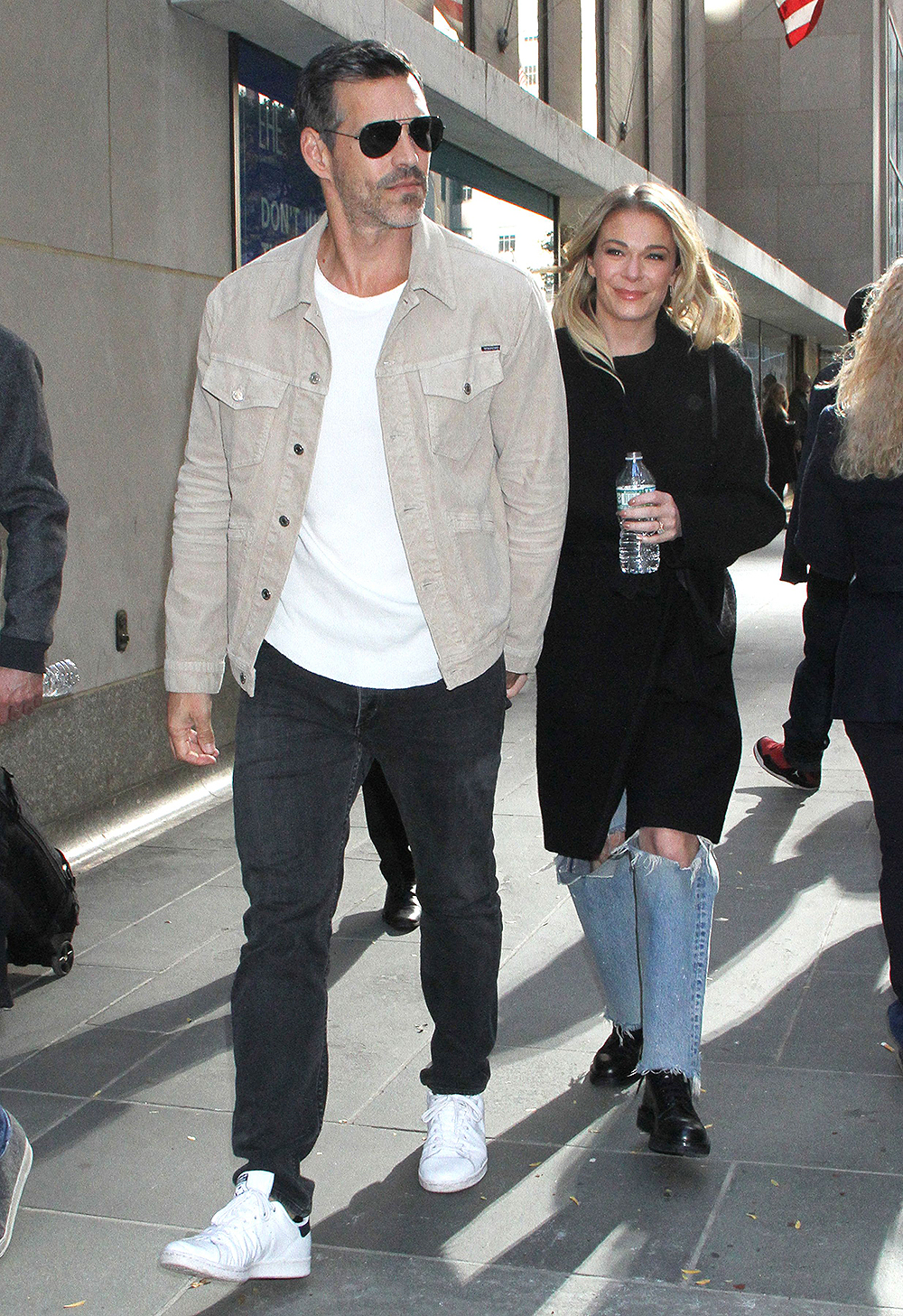 Eddie Cibrian and LeAnn Rimes out and about, New York, USA - 08 Nov 2018