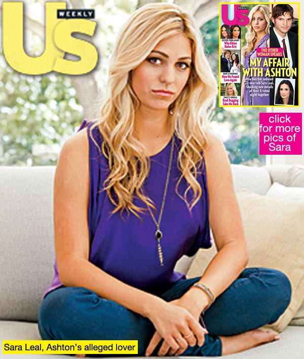 Sara Leal and Ashton Kutcher