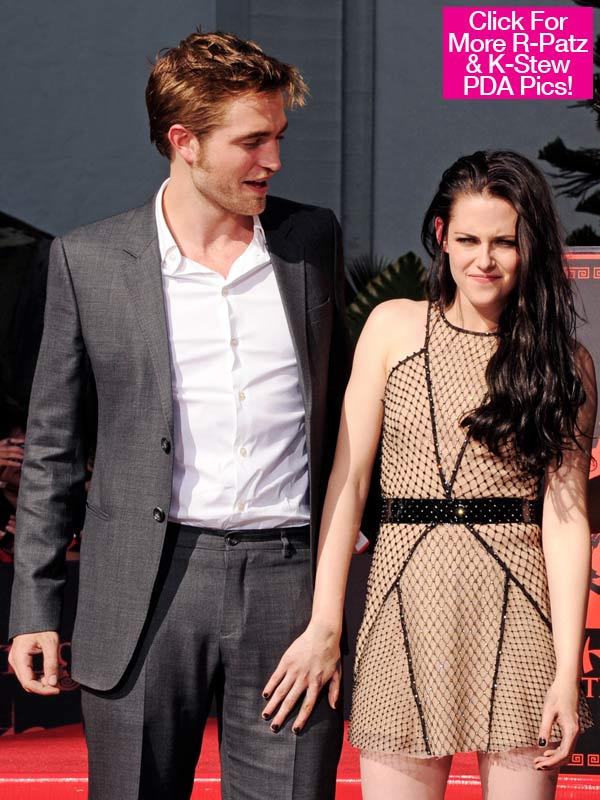 Robert Pattinson Kristen Stewart PDA
