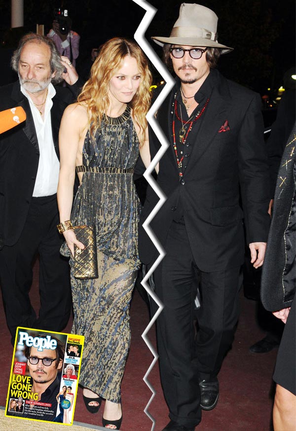 Johnny Depp and Vanessa Paradis