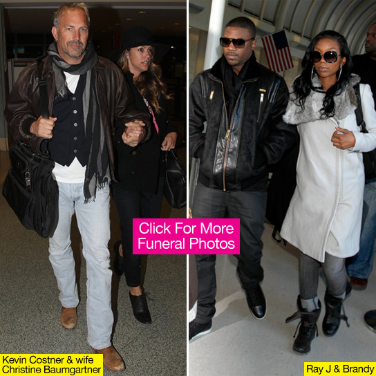 Whitney Houston Funeral Photos