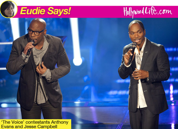 The Voice Anthony Evans And Jesse Campbell