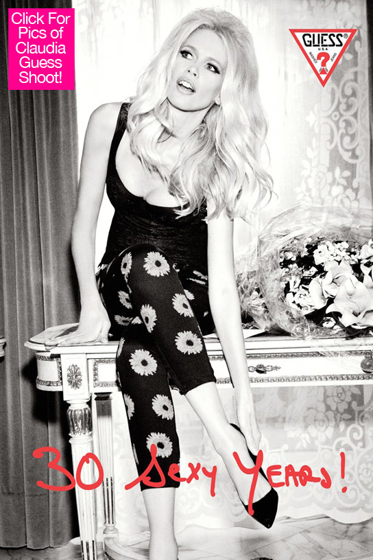 Claudia Schiffer Guess