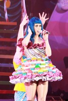 Katy Perry is seen here performing her 'Californian Dreams Tour' at the Hammersmith Apollo on her Opening night of her UK leg of the tour.Katy was seen wearing a Leprechaun Hat during her performance to celebrate St Patricks Day.Katy looked fantastic in the vast different outfits that she wore through out her hour and a half set.Katy also invited members of the crowd up on to the stage to dance with her during the show.Katy tried out her english accent that she had been learning from Russell whilst talking to the crowd.Katy also had a member of the crowd throw her bra on to the stage at her which she picked up whilst singing one of her hits.Pictured: Katy PerryRef: SPL258329 170311 NON-EXCLUSIVEPicture by: SplashNews.comSplash News and PicturesUSA: +1 310-525-5808London: +44 (0)20 8126 1009Berlin: +49 175 3764 166photodesk@splashnews.comWorld Rights