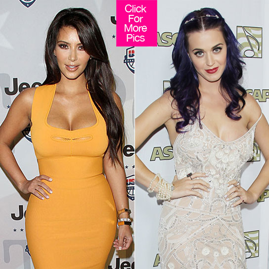 Kim Kardashian and Katy Perry