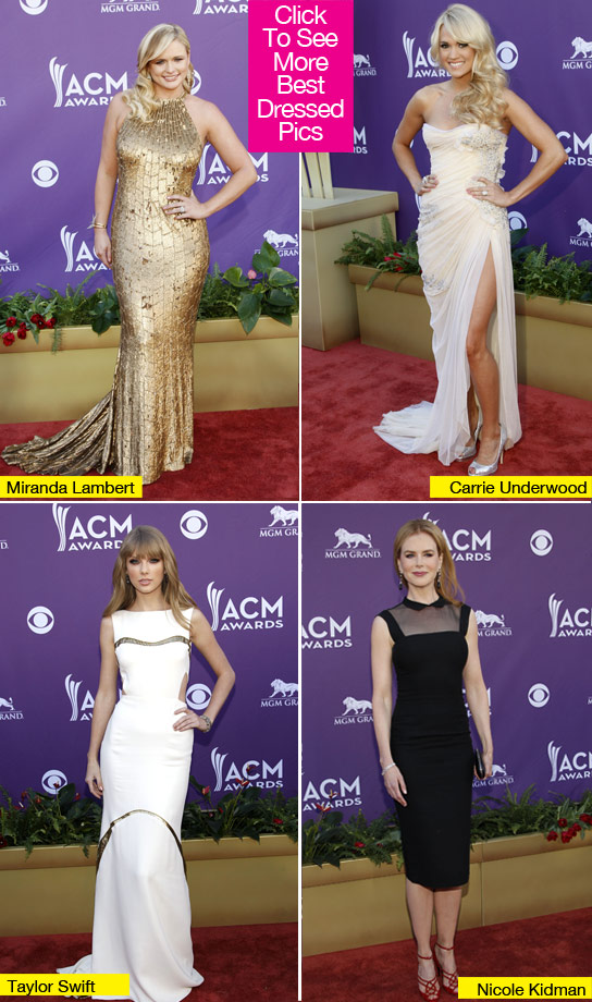 2012 ACM Awards Best Dressed