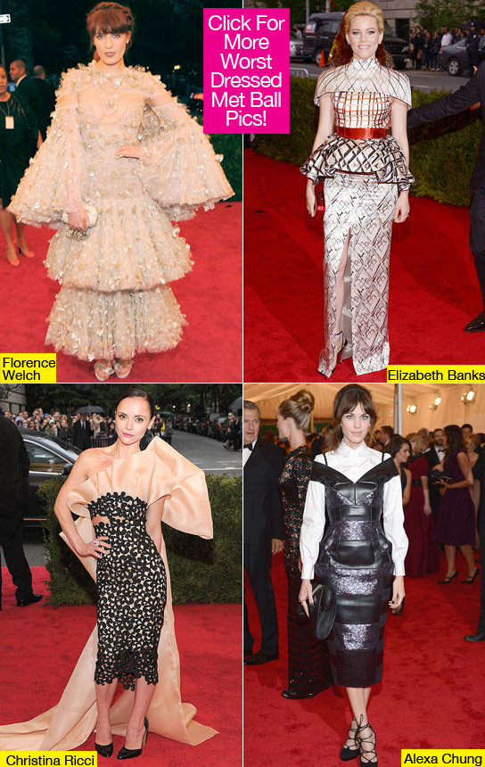Met Ball 2012 Worst Dressed