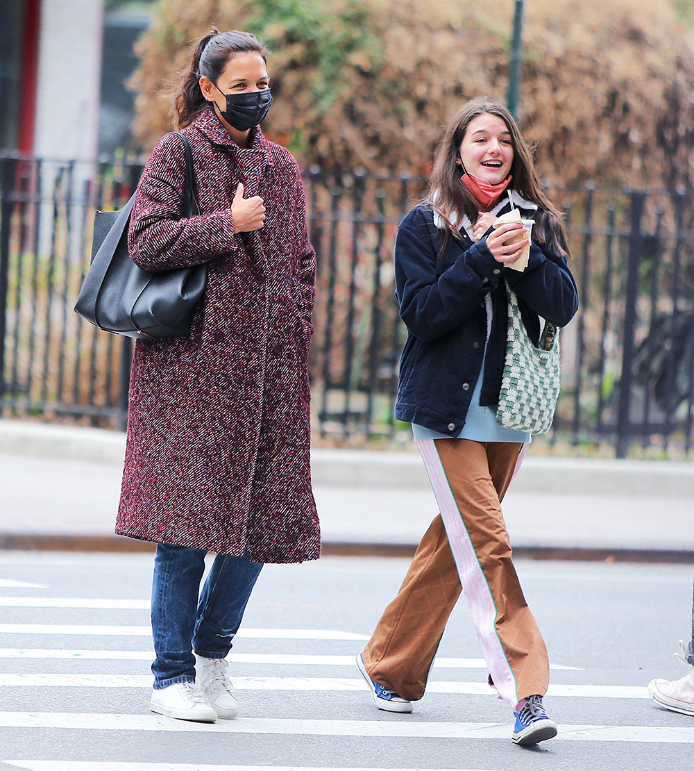 Katie Holmes And Suri Cruise Step Out In NYC