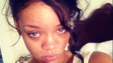 Rihanna Drinking
