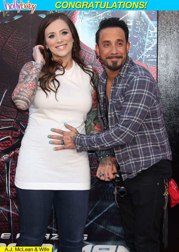 Backstreet Boys AJ McLean Baby