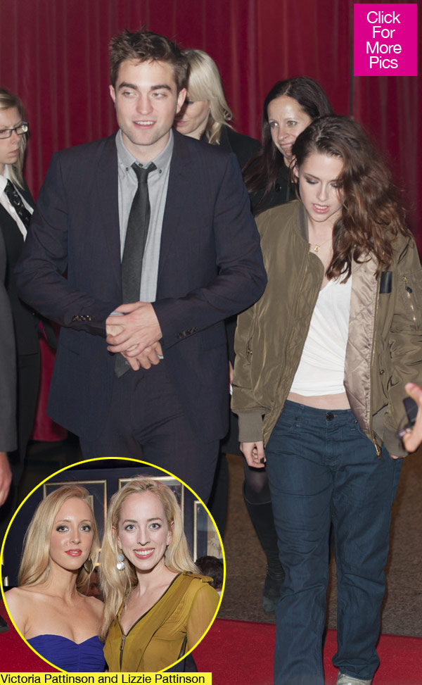 Kristen Stewart Robert Pattinson Sisters