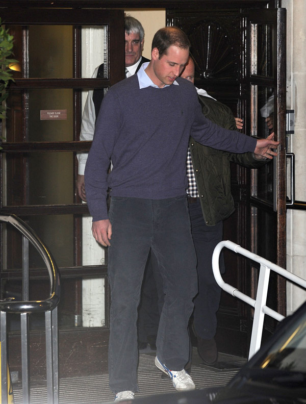 Prince William Kate Middleton Hospital