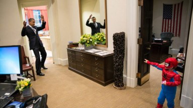 Obama Spiderman