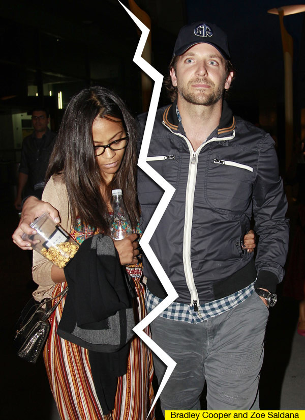 Bradley Cooper Zoe Saldana Break Up