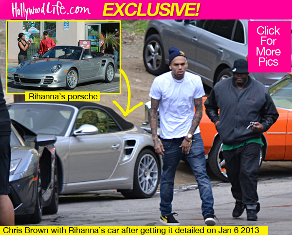 Chris Brown Rihanna Car