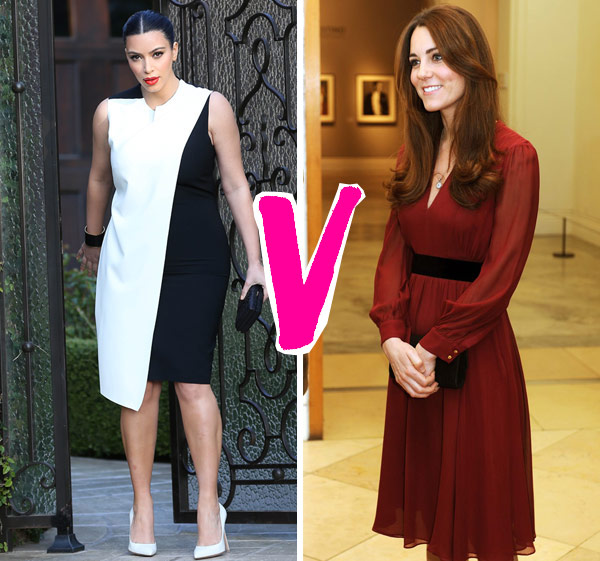 Kim Kardashian Kate Middleton Maternity