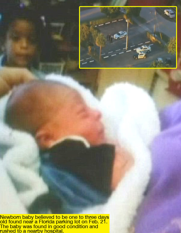 Baby Abandoned Baby Parking Lot