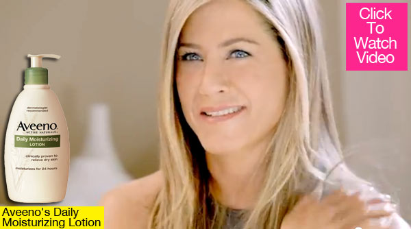 Jennifer Aniston Aveeno Commercial