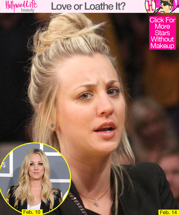 Kaley Cuoco WIthout Makeup
