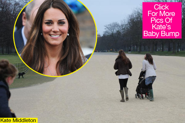 Kate Middleton Walking Dog