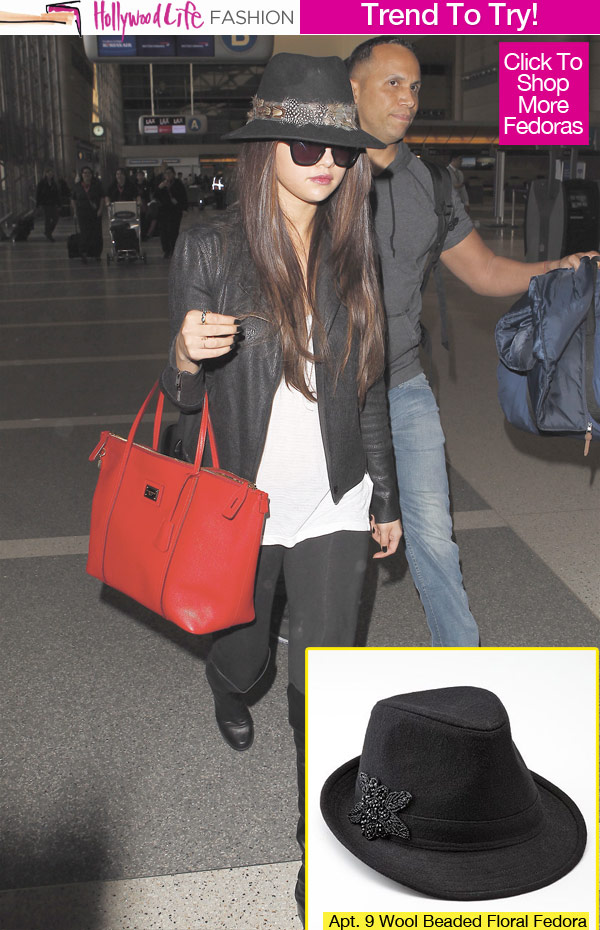 Selena Gomez Fedora