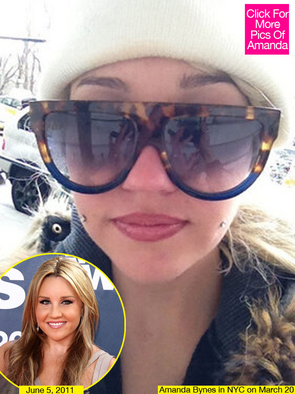 Amanda Bynes Face Piercing