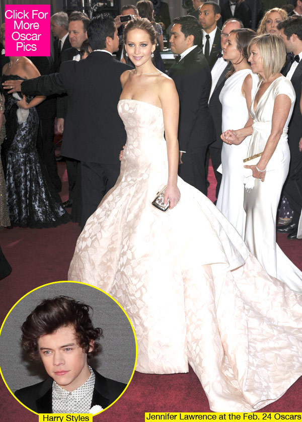 Harry Styles Flirts Jennifer Lawrence