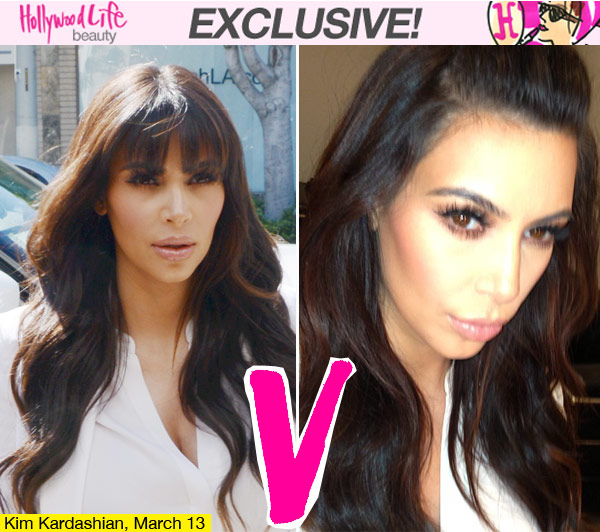 Kim Kardashian Hair Cut