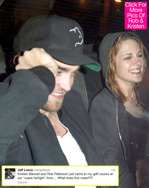 Robert Pattinson Kristen Stewart Golf Date