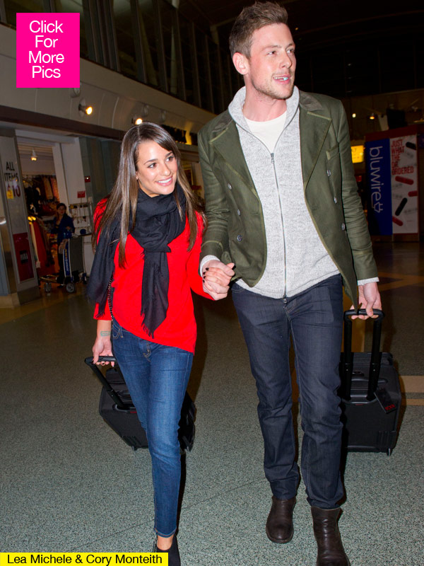 Cory Monteith and Lea Michele Wedding