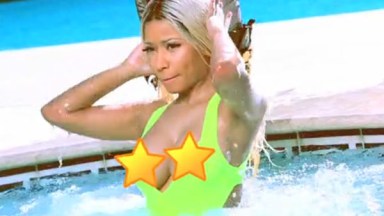 Nicki Minaj Nip Slip