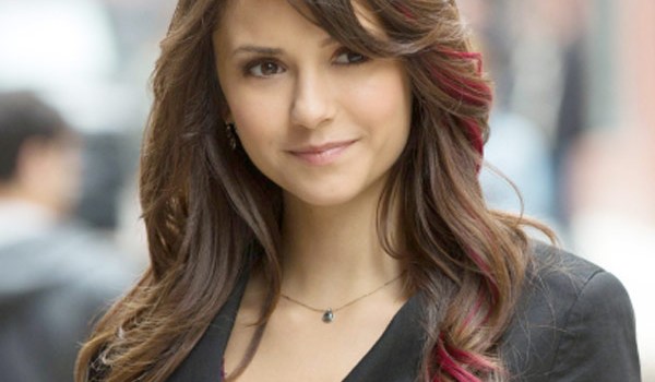 Nina Dobrev Pink Hair Vampire Diaries