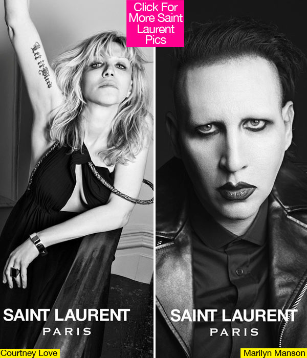 Courtney Love Saint Laurent