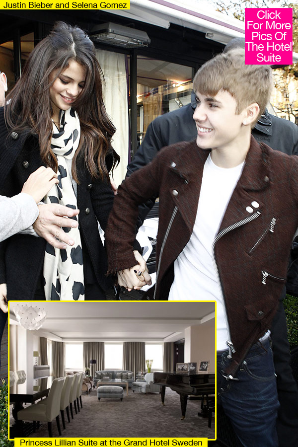 Justin Bieber Selena Gomez Swedish Hotel