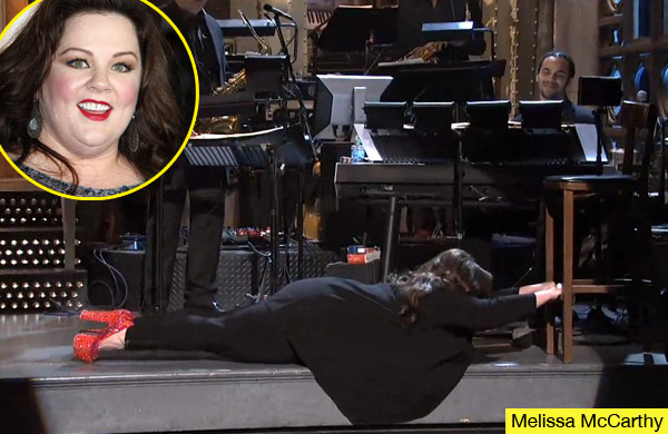 Melissa McCarthy Falls