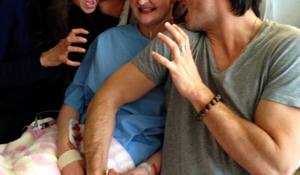 Nina Dobrev Ian Somerhalder Hospital