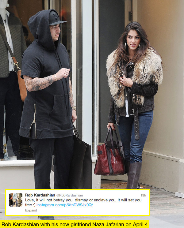 Rob Kardashian Love New Girlfriend