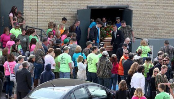 Shain Gandee Funeral