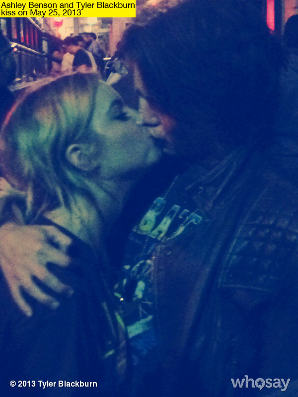 Tyler Blackburn Ashley Benson Kiss
