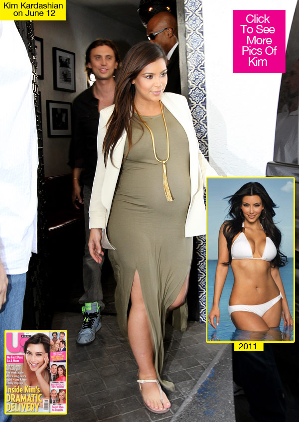 Kim Kardashian Baby Weight