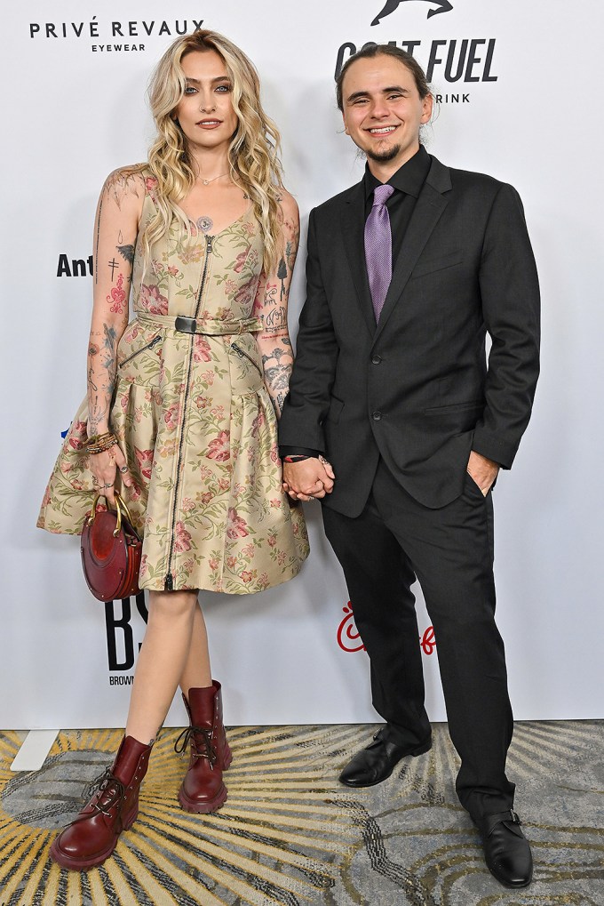 Paris & Prince Jackson at a gala