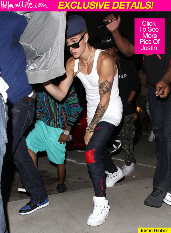Justin Bieber Peeing